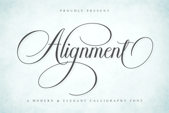 Alignment: Crafting Elegance with a Modern Calligraphy Script