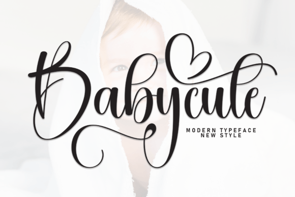 Babycute: A Script Font for Elegant and Artistic Design