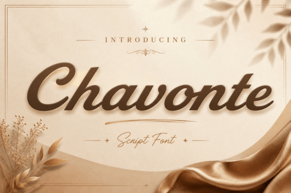 Chavonte: The Script Font Bridging Classic Calligraphy and Modern Edge