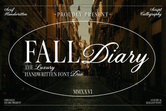 Fall Diary: Crafting Luxury with a Serif and Script Duo