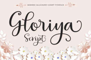 Gloriya: A Sweet, Soft Hand-Lettered Script for Modern Design