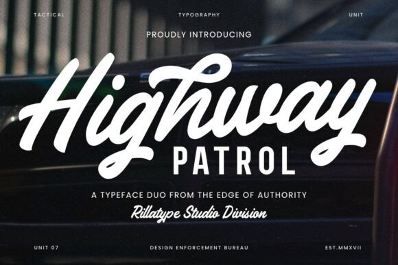 Highway Patrol: A Typeface That Commands Attention