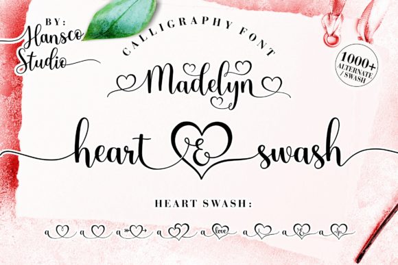 Madelyn Heart: Crafting Elegance in Modern Script