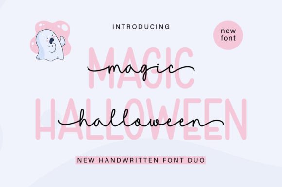 Magic Halloween Duo: A Font for Enchanting Design Projects
