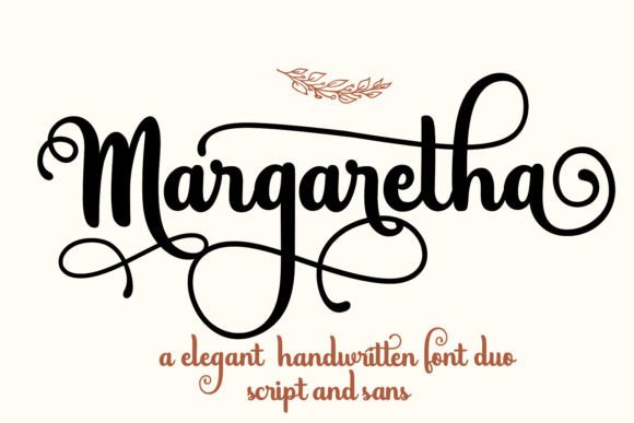 Margaretha: A Script Font with Festive Flow