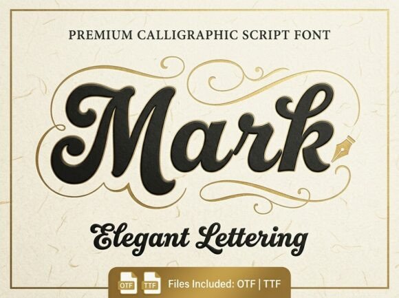 Mark: The Premium Script Font for Bold, Confident Design