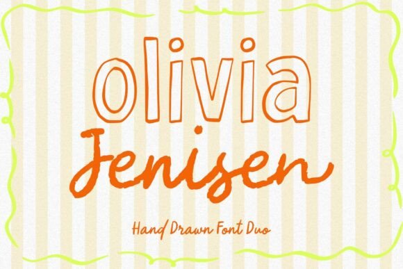 Olivia Jenisen: A Font Duo for Authentic Branding
