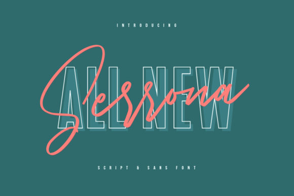 Serrona Duo: A Modern Script & Sans Serif Combination
