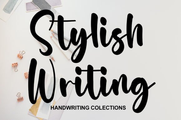 Stylish Writing: The Handwritten Font That Adds Charm to Any Design