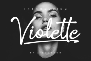 Violette: A Handwritten Font with Vintage Soul