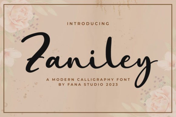 Zaniley: A Modern Script Font for Elegant Design Projects
